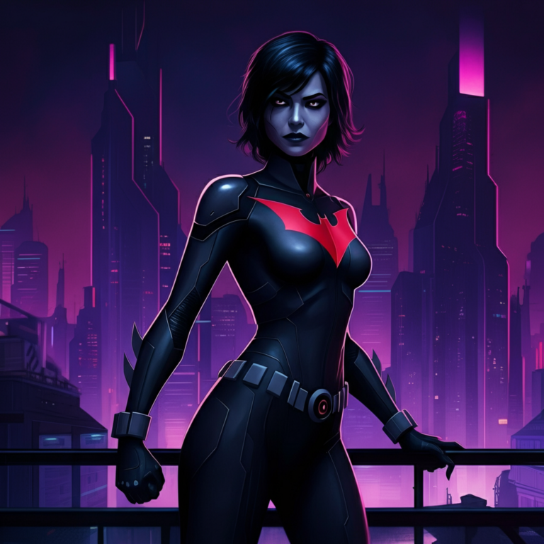 batman beyond melanie wallpaper 4k