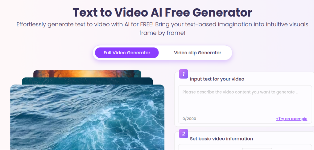 AI Video Generator Free