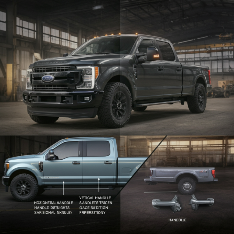 f250 difference between horizontal and vertical handles